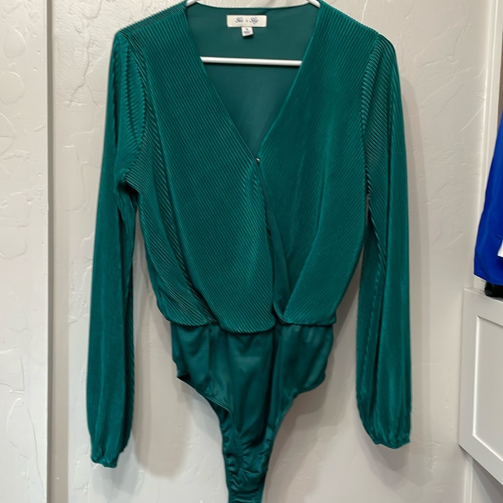 Green bodysuit